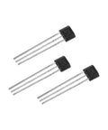 Dope Pro Grade High Sensitivity Hall Effect Sensor Switch 3 Pin SIP Magnetic Detector For Automotive And Industrial Gear Wide Temperature Range 24 To 50V Pack Of 10, 3 black SIP sensors