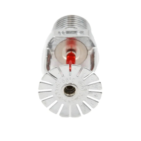 Pro-Level Pendent Fire Sprinkler Head With 68 Degree Activation, chrome finish, designed for quick response and heavy-duty protection.