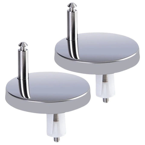 Stainless steel discs from Toilet Seat Hinge Replacement Kit With Expanding Screws And Quick Release Bolts Heavy Duty Nuts And Fasteners