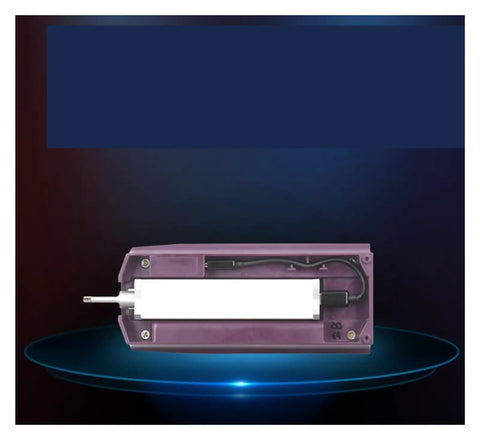 Top Shelf Portable Surface Roughness Tester With Sleek Detachable Color Display showing details of the measuring tool's back.