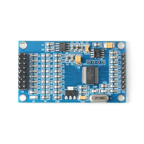 Top view of Beast 24Bit 8 Channel ADS1256 ADC Module With Pro Grade Precision Data Acquisition showing circuit layout.