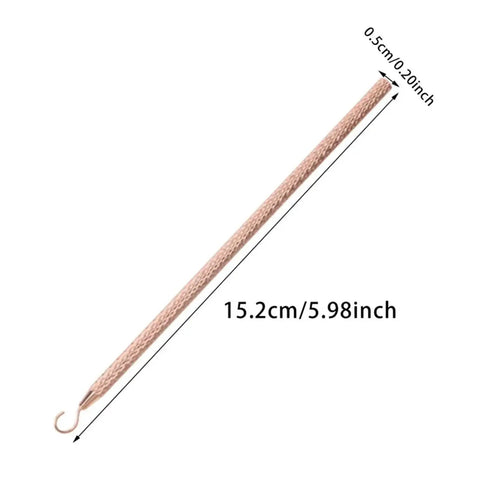 Rose Gold Bracelet Helper Tool Set For Self On One Hand Use No Help Needed With 10 Pcs Jewelry Helper Plier Clips For DIY Necklace And Watch Clasps Closures Making Supplies Universal Fit For Chain Beaded Leather And Magnetic Styles, 15.2cm tool