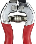Micro-Tip Pruning Snip For Delicate Flower Arranging And Plant Trimming, red-handled garden pruner, lightweight, high-carbon steel blades