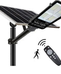 Super Bright 300W Solar Street Flood Light For Outdoor Use with remote and motion sensor, IP67 Waterproof