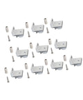Heavy Duty Aluminum Shelf Brackets For 2020 3030 4040 T Slot Extrusions Durable Stable Wall Mount Supports