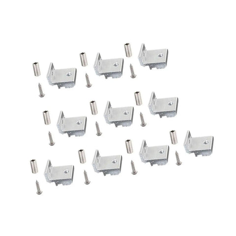 Heavy Duty Aluminum Shelf Brackets For 2020 3030 4040 T Slot Extrusions Durable Stable Wall Mount Supports