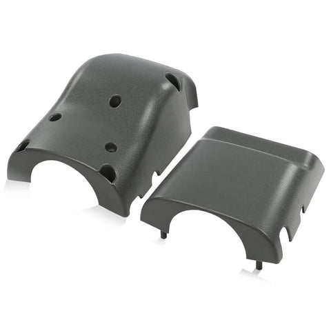 G-PLUS steering column cover set for Toyota 4Runner pickup (1990–1995); gray plastic, upper and lower covers (2 pieces)
