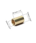 Heavy Duty Copper Alloy Sleeve Bearing Bushing 3/8 X 5/8 X 1-1/2 Inch with measurements for precise fitting.