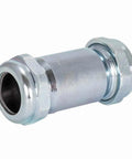 Long Pattern Compression Coupling for 1 Inch IPS Galvanized Steel, 4 3/8 Inch Length, No Sweat Pipe Connector for Quick DIY Plumbing Repairs