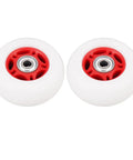 Heckuva Durable Replacement Caster Wheels For Razor Crazy Cart Xl Dlx Shift Set Of Two Bright Red 76Mm By 30Mm smooth rolling tires.