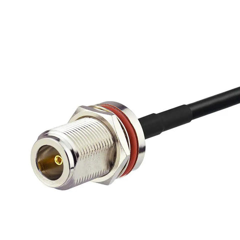 SMA Male to N Female Bulkhead Mount Coax Cable RG58 1 Ft 30 Cm 50 Ohm for 4G LTE