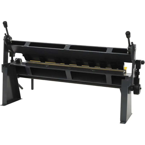 Your Go To 24 Inch Box And Pan Brake For Sheet Metal Bending, 0 To 135 Degrees, Desktop Hand Brake, side view