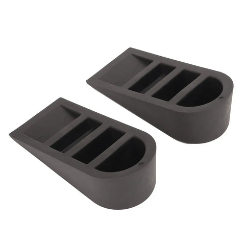 Flexible Durable Door Stopper For Bottom Of Door Black Large Anti Slip Skid Resistant Wearproof Floor Protection Quiet Collision Free Security Stop For Home Office And Hallways