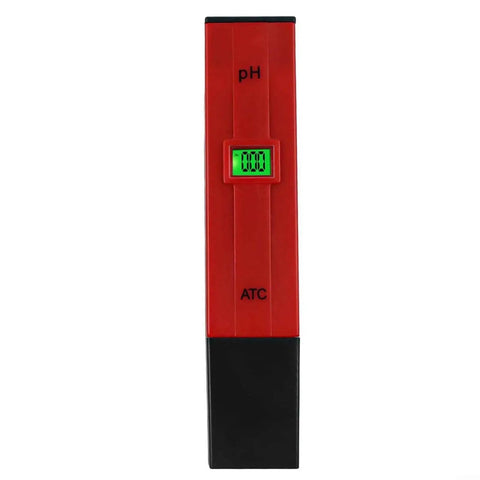 Pro Grade Digital pH Meter Tester 0.0-14.0 Range With 0.1 Resolution, Backlit Display And Auto Temperature Compensation standing front view