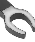 C-shaped tip of Rechargeable LED Vein Finder Transilluminator For Easy Vein Access shows design for fitting around limbs