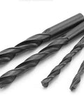 Rock Solid Hss Straight Shank Twist Drill Bits For Wood And Metal Heavy Duty Carbon Steel Build sharp bits in various sizes
