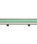 Spa Green 3 Inch Cabinet Pull In Brushed Nickel Finish, Five And Three Quarters Inch Overall Length, 1 Inch Projection