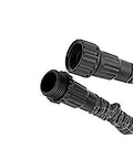 Garden Hose Repair Kit With 3/4 Inch Thread Adapters, 6 Piece Connector Set Including 3 Male And 3 Female Connectors With Washers, Fits 3/8 Inch Flexible Hoses, US GHT Standard, No Leak Easy Fix