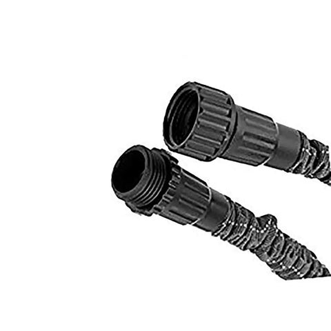 Garden Hose Repair Kit With 3/4 Inch Thread Adapters, 6 Piece Connector Set Including 3 Male And 3 Female Connectors With Washers, Fits 3/8 Inch Flexible Hoses, US GHT Standard, No Leak Easy Fix