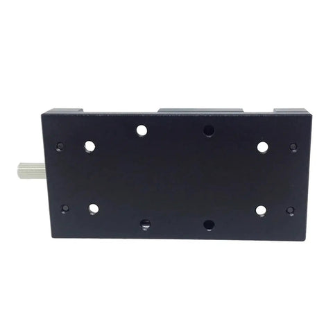Underside view of Motorized Rotary Positioning Stage PTSS50 Self Locking Translation Table With 50 mm Stroke And 40 By 60 Table Size