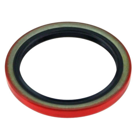 Close-up of a seal from Front Wheel Hub Bearing And Seal Kit For Chevy C1500 Suburban Express 1500 And C2500 Series Trucks 1988 To 2002 Includes Six Piece Front Wheel Hub Assembly WTA3 WS4739 High Quality Replacement.