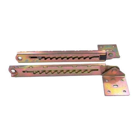 2 Pack Angle Desk Lifting Rod And 10 Gear Adjustable Angle Hinge For Cabinet Doors Silent Hydraulic Soft Close Door Hardware Heavy Duty Steel Plate Base
