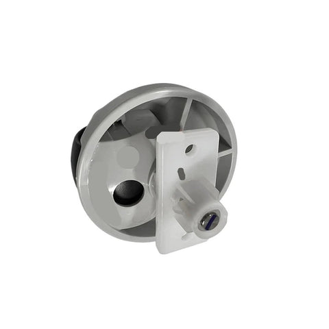 Omni-directional front wheel for Roborock S7/S70/S75/S8; white/black caster with mounting bracket, 6 pcs
