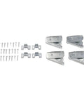 Push To Open Cabinet Latch Set Four Pack, Spring Loaded Door Catch Hardware For Kitchen And Closet Cabinets, screws included
