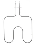 Replacement Bake Element WB44K5013 for Bottom Oven Heating in 24 Inch Ranges, metal loop design, frontal view.