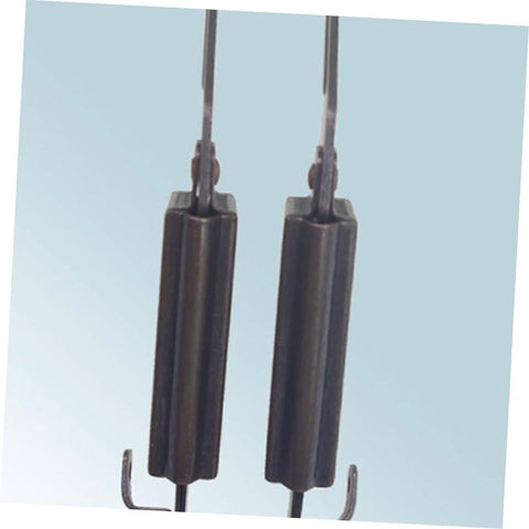 Antique Copper Spring Arm Safety Supports for Cabinets and Wooden Boxes Two Pack with Durable Construction