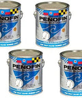 Ultimate Heavy Duty Marine Wood Oil Finish Four Pack No Sweat Waterproof And UV Guard Formula For Dock Decking Boat Railing And Outdoor Furniture Full Coverage Seal in four cans.