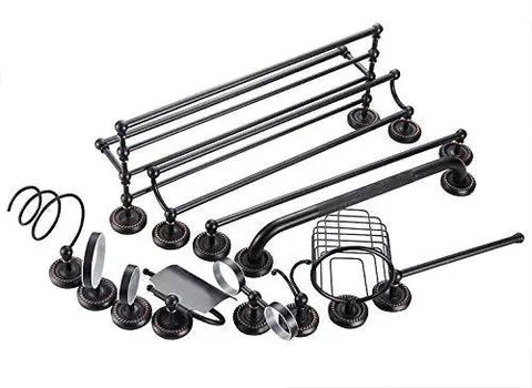 Rock Solid 12 Inch Grab Bar Hella Secure Non Slip Handle Oil Rubbed Bronze Heavy Duty Safety Support Rail For Tub And Walk In Shower Bathroom accessories and components.