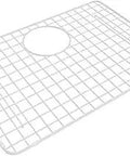 Stainless Steel Wire Sink Grid For 6347 Allia Kitchen And Laundry Sinks with plastic feet, vinyl coated in white finish
