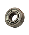 Beefed Up Bearing Replacement For 465003R91 87029275 Fits Case IH International Harvester Tractors And Equipment Heavy Duty Farm Grade Bearing Ready For Rugged Field Use. Metal bearing, shown angled.