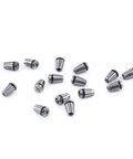 Thonlai 15 Pieces ER11 Spring Collet Set For CNC Milling Lathes High Precision Tool Holder Grip with labeled storage, showing collets.