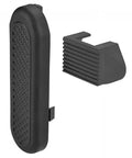 Airsoft M4 Crane Stock Butt Plate Set Black With Shockproof Cushion, ergonomic shoulder pad and snap-on black components