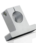 Close-up of SK20 fixed shaft support from 2 Pack 20mm Chrome Plated Linear Rails 39.37in 1000mm Kit for CNC and 3D printers.