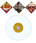 90cm Lazy Susan Turntable Bearing For Dining Tables, modern tempered glass rotating tray with gold center and silent bearing
