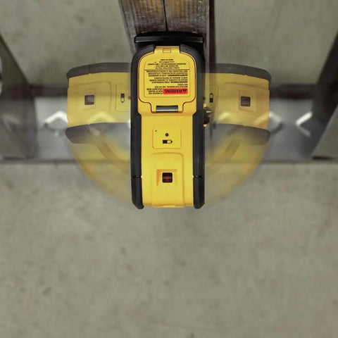 Self Leveling Line Laser With Three Red Beams, 1/4 Inch At 100 Feet Accuracy, Magnetic Pivot Mount For Metal Surfaces