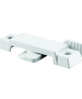 Tight Grip White Window Sash Lock For Aluminum Sliding Frames With Half Inch Latch Projection, Diecast Zinc Build For Smooth Gliding.