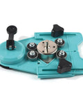 Pro Grade Adjustable Hole Saw Guide Jig With Vacuum Base For Precise Drilling 4mm to 80mm in Ceramic Glass Marble Porcelain Granite