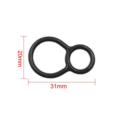 Honda Solenoid Gasket Spool Valve Filter Kit 36172-P8A-A01 15825-P8A-A01 Replacement Rubber Seals dimensions 20x31mm
