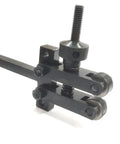 Heavy Duty Clamp Type Knurling Tool For Lathes With Two Inch Capacity And Three Eighths Inch Shank, Side View