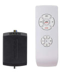 Three In One Ceiling Fan Remote Kit For AC Motors, Wireless Control For Speed Light And Timer, Easy Install, White remote and black receiver
