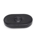Twenty Pack One Quarter Twenty Black T Nuts With Centered Thread For T Slot Track Heavy Duty And Durable For Fifteen Series Aluminum Extrusion One Point Five Inch Base Use With Plates Brackets And Track Accessories