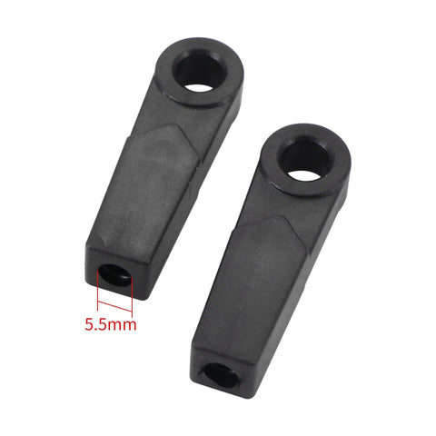 Remote Control Cable End 6E5-48344-00 For Yamaha Outboard Motors 1984-2012 6HP-300HP, 2 Pack, black connectors with 5.5mm hole