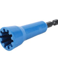 Blue Lightweight Nylon Wire Twist Tool For Electricians One Quarter Inch Portable Chuck Torsion Tip