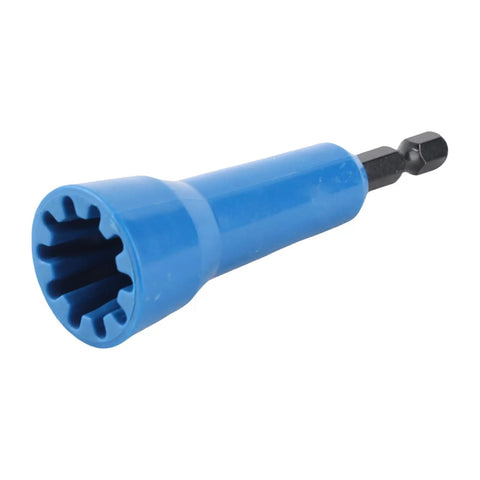 Blue Lightweight Nylon Wire Twist Tool For Electricians One Quarter Inch Portable Chuck Torsion Tip