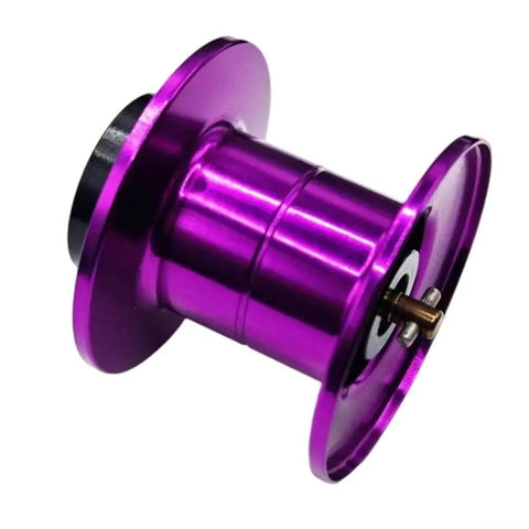 Straight Up Heavy Hitter Aluminum Baitcasting Reel Spool Replacement Featuring An Ultra Light 8 Gram Design With Smooth Bearings Engineered For Deep Long Cast Performance That Is Pure Gold For Anglers Grabbing Clutch Gear Today