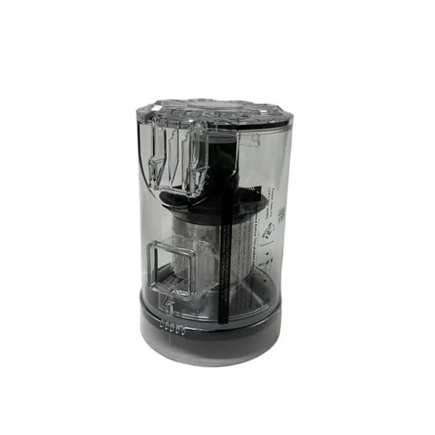 Beefy Big Capacity Dust Cup With Cyclone Filter Replacement Part For I10 Vacuum Cleaner, transparent, side view